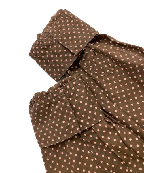Vivienne Westwood RED LABEL（ヴィヴィアンウエストウッドレッドレーベル）Vivienne Westwood RED LABEL (ヴィヴィアンウエストウッドレッドレーベル) ドットシャツ ブラウン サイズ:3の古着・服飾アイテム
