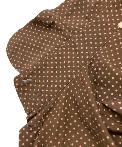 Vivienne Westwood RED LABEL（ヴィヴィアンウエストウッドレッドレーベル）Vivienne Westwood RED LABEL (ヴィヴィアンウエストウッドレッドレーベル) ドットシャツ ブラウン サイズ:3の古着・服飾アイテム