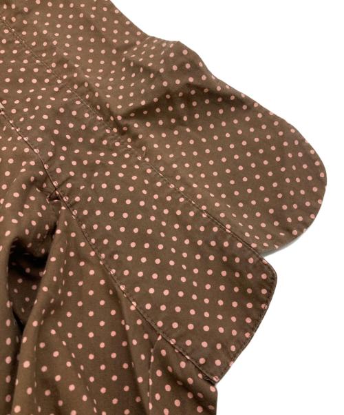 Vivienne Westwood RED LABEL（ヴィヴィアンウエストウッドレッドレーベル）Vivienne Westwood RED LABEL (ヴィヴィアンウエストウッドレッドレーベル) ドットシャツ ブラウン サイズ:3の古着・服飾アイテム