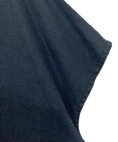 fog linen work（フォグリネンワーク）fog linen work (フォグリネンワーク) リネンワンピース ネイビー サイズ:記載なしの古着・服飾アイテム