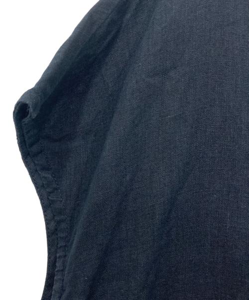 fog linen work（フォグリネンワーク）fog linen work (フォグリネンワーク) リネンワンピース ネイビー サイズ:記載なしの古着・服飾アイテム