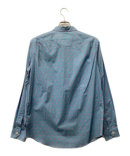 PAUL SMITH（ポールスミス）PAUL SMITH (ポールスミス) 総柄シャツ スカイブルー サイズ:LARGEの古着・服飾アイテム