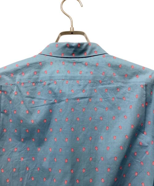 PAUL SMITH（ポールスミス）PAUL SMITH (ポールスミス) 総柄シャツ スカイブルー サイズ:LARGEの古着・服飾アイテム