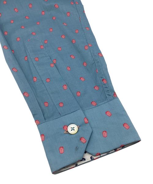 PAUL SMITH（ポールスミス）PAUL SMITH (ポールスミス) 総柄シャツ スカイブルー サイズ:LARGEの古着・服飾アイテム