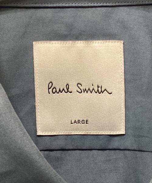 PAUL SMITH（ポールスミス）PAUL SMITH (ポールスミス) THOMAS MASON (トーマスメイソン) 長袖シャツ ブルー サイズ:LARGEの古着・服飾アイテム