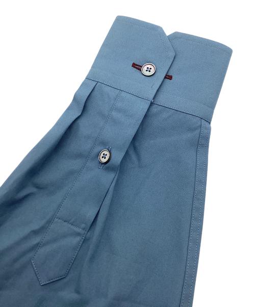 PAUL SMITH（ポールスミス）PAUL SMITH (ポールスミス) THOMAS MASON (トーマスメイソン) 長袖シャツ ブルー サイズ:LARGEの古着・服飾アイテム