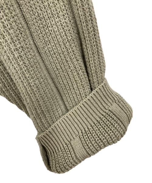 PUBLIC TOKYO（パブリックトウキョウ）PUBLIC TOKYO (パブリックトウキョウ) ルーズコードスキッパーニットポロ グリーン サイズ:freeの古着・服飾アイテム