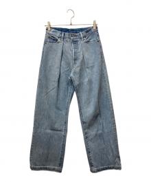 Spick and Span（スピック＆スパン）の古着「5 1/2 LOOSE-LINE DENIM」｜ブルー