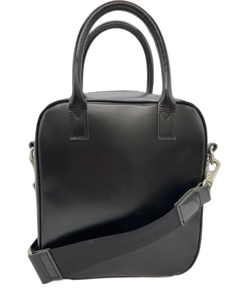 JUNYA WATANABE COMME des GARCONS（(ジュンヤワタナベ コムデギャルソン）JUNYA WATANABE COMME des GARCONS ((ジュンヤワタナベ コムデギャルソン) ロゴ型押し　2WAY　レザーショルダーバッグ ブラック サイズ:下記参照の古着・服飾アイテム