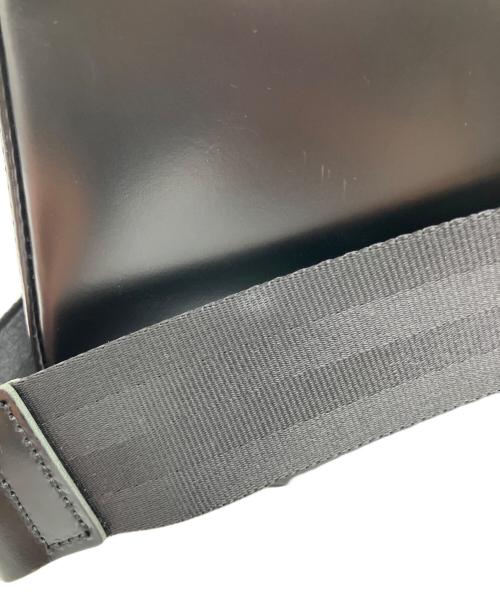 JUNYA WATANABE COMME des GARCONS（(ジュンヤワタナベ コムデギャルソン）JUNYA WATANABE COMME des GARCONS ((ジュンヤワタナベ コムデギャルソン) ロゴ型押し　2WAY　レザーショルダーバッグ ブラック サイズ:下記参照の古着・服飾アイテム