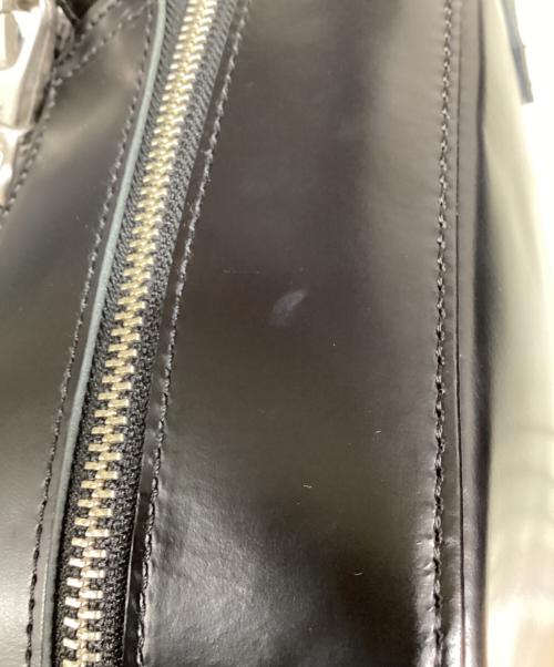 JUNYA WATANABE COMME des GARCONS（(ジュンヤワタナベ コムデギャルソン）JUNYA WATANABE COMME des GARCONS ((ジュンヤワタナベ コムデギャルソン) ロゴ型押し　2WAY　レザーショルダーバッグ ブラック サイズ:下記参照の古着・服飾アイテム