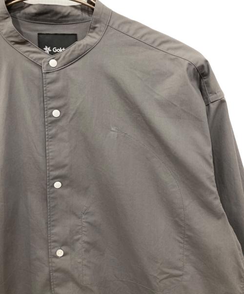 GOLDWIN（ゴールドウイン）GOLDWIN (ゴールドウイン) オーバーサイズバンドカラーシャツ グレー サイズ:1の古着・服飾アイテム