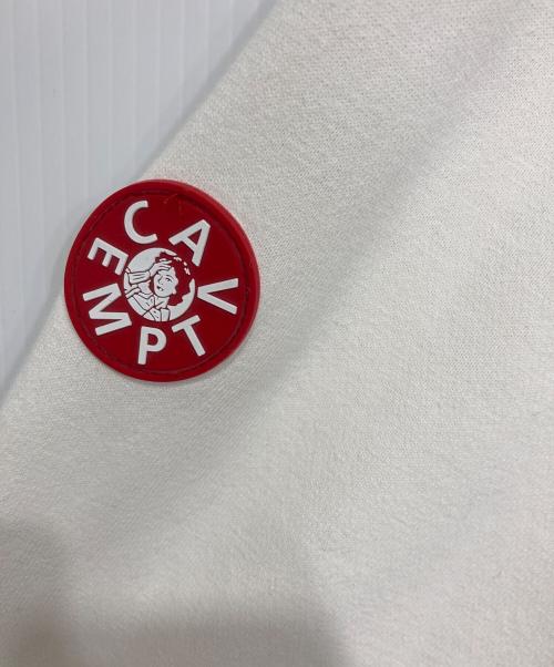 C.E（シーイー）C.E (シーイー) WASHED WHITE TEMPLE CREW NECK ホワイト サイズ:XLの古着・服飾アイテム
