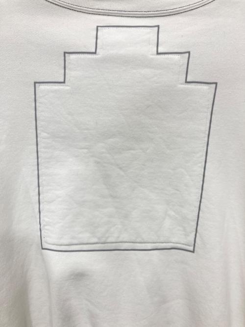 C.E（シーイー）C.E (シーイー) WASHED WHITE TEMPLE CREW NECK ホワイト サイズ:XLの古着・服飾アイテム