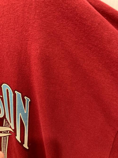 HARLEY-DAVIDSON（ハーレーダビッドソン）HARLEY-DAVIDSON (ハーレーダビッドソン) ロングスリーブカットソー ボルドー サイズ:3XLの古着・服飾アイテム