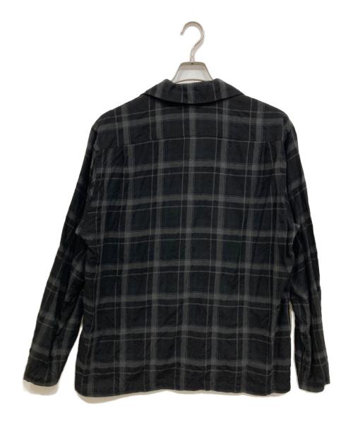 KAPTAIN SUNSHINE（キャプテンサンシャイン）KAPTAIN SUNSHINE (キャプテンサンシャイン) Open Collar Shirt Jacket ブラック サイズ:38の古着・服飾アイテム