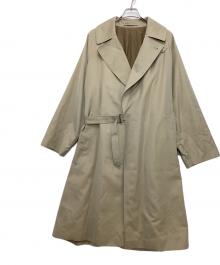 COMOLI（コモリ）の古着「コットンギャバ タイロッケンコート」｜ベージュ