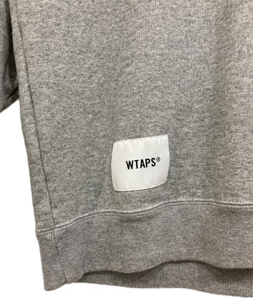 WTAPS（ダブルタップス）WTAPS (ダブルタップス) DESIGN 01/SWEATER/COTTON.COLLEGE グレー サイズ:02の古着・服飾アイテム