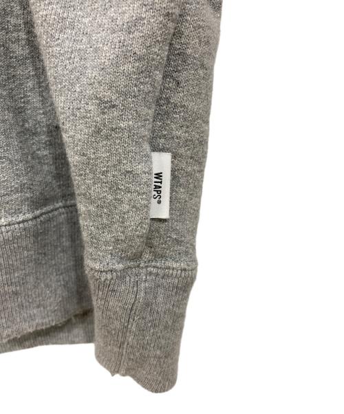 WTAPS（ダブルタップス）WTAPS (ダブルタップス) DESIGN 01/SWEATER/COTTON.COLLEGE グレー サイズ:02の古着・服飾アイテム