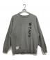 WTAPS（ダブルタップス）の古着「DESIGN 01/SWEATER/COTTON.COLLEGE」｜グレー