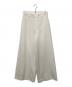 Plage（プラージュ）の古着「Double Cloth Wide パンツ」｜ホワイト