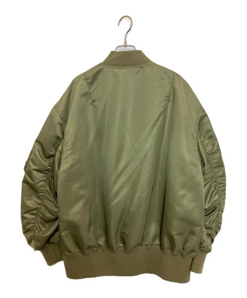 Whim Gazette（ウィムガゼット）Whim Gazette (ウィムガゼット) MA-1ブルゾン オリーブ サイズ:Freeの古着・服飾アイテム
