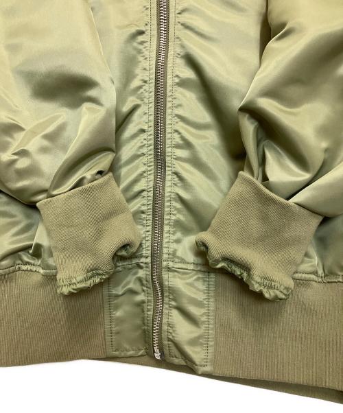 Whim Gazette（ウィムガゼット）Whim Gazette (ウィムガゼット) MA-1ブルゾン オリーブ サイズ:Freeの古着・服飾アイテム