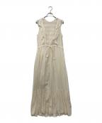MAISON HOTELメゾンホテル）の古着「VICTORINE DRESS/ヴィクトリーヌドレス」｜オフホワイト