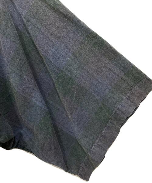 NAUTICA（ノーティカ）NAUTICA (ノーティカ) Sulfer Dyed Madras S/S Shirt “TOO BIG” パープル サイズ:XLの古着・服飾アイテム