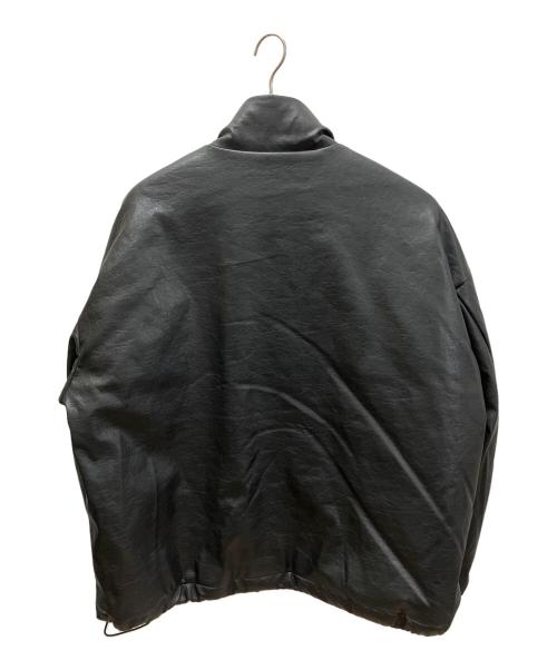 N.HOOLYWOOD（エヌ ハリウッド）N.HOOLYWOOD (エヌ ハリウッド) STAND COLLAR BLOUSON ブラック サイズ:40の古着・服飾アイテム