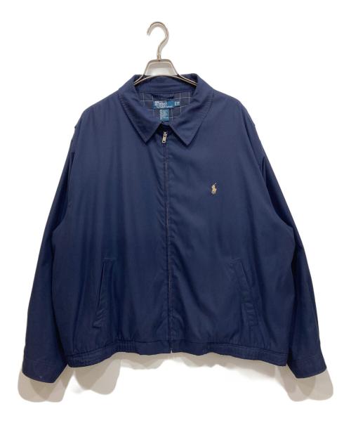 POLO RALPH LAUREN（ポロ・ラルフローレン）POLO RALPH LAUREN (ポロ・ラルフローレン) スイングトップ ネイビー サイズ:3XB BIGの古着・服飾アイテム