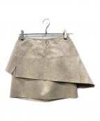 BALENCIAGAバレンシアガ）の古着「ティアードミニスカート」｜ベージュ