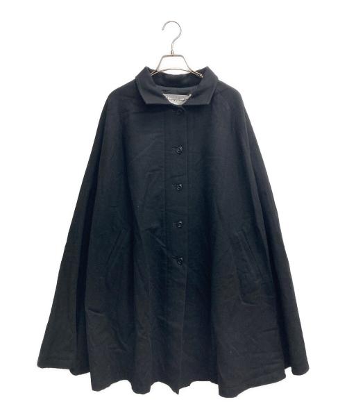 si-si-si comfort（スースースーコンフォート）si-si-si comfort (スースースーコンフォート) ポンチョコート ブラック サイズ:38の古着・服飾アイテム