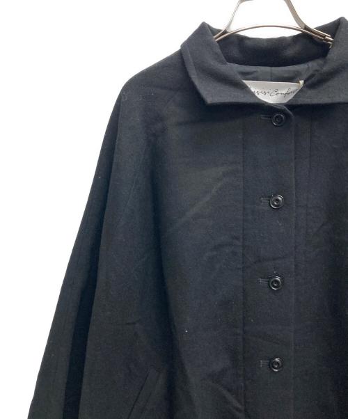 si-si-si comfort（スースースーコンフォート）si-si-si comfort (スースースーコンフォート) ポンチョコート ブラック サイズ:38の古着・服飾アイテム