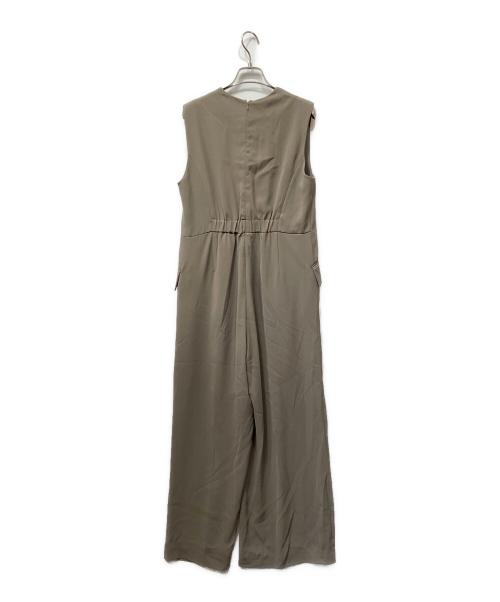 Adam et Rope（アダム エ ロペ）Adam et Rope (アダム エ ロペ) Vネックロンパース ベージュ サイズ:36の古着・服飾アイテム