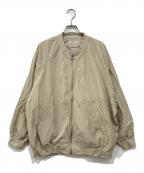 JOURNAL STANDARD relumeジャーナルスタンダード レリューム）の古着「ウォッシャブルナイロンタッサーMA-1」｜ベージュ