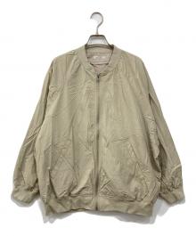 JOURNAL STANDARD relume（ジャーナルスタンダード レリューム）の古着「ウォッシャブルナイロンタッサーMA-1」｜ベージュ