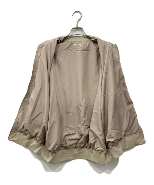 JOURNAL STANDARD relume（ジャーナルスタンダード レリューム）JOURNAL STANDARD relume (ジャーナルスタンダード レリューム) ウォッシャブルナイロンタッサーMA-1 ベージュ サイズ:Fの古着・服飾アイテム