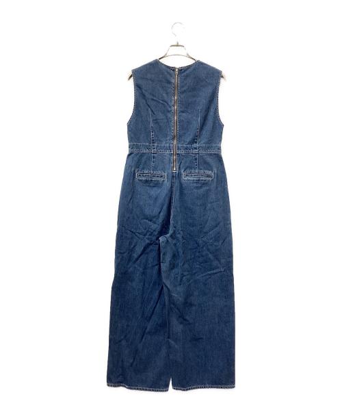 Adam et Rope（アダム エ ロペ）Adam et Rope (アダム エ ロペ) ラインデニムオールインワン インディゴ サイズ:36の古着・服飾アイテム