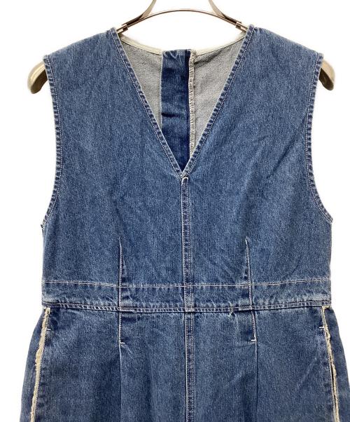 Adam et Rope（アダム エ ロペ）Adam et Rope (アダム エ ロペ) ラインデニムオールインワン インディゴ サイズ:36の古着・服飾アイテム