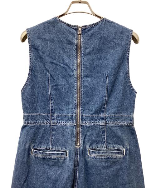 Adam et Rope（アダム エ ロペ）Adam et Rope (アダム エ ロペ) ラインデニムオールインワン インディゴ サイズ:36の古着・服飾アイテム