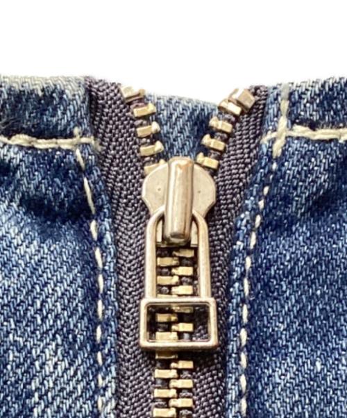Adam et Rope（アダム エ ロペ）Adam et Rope (アダム エ ロペ) ラインデニムオールインワン インディゴ サイズ:36の古着・服飾アイテム