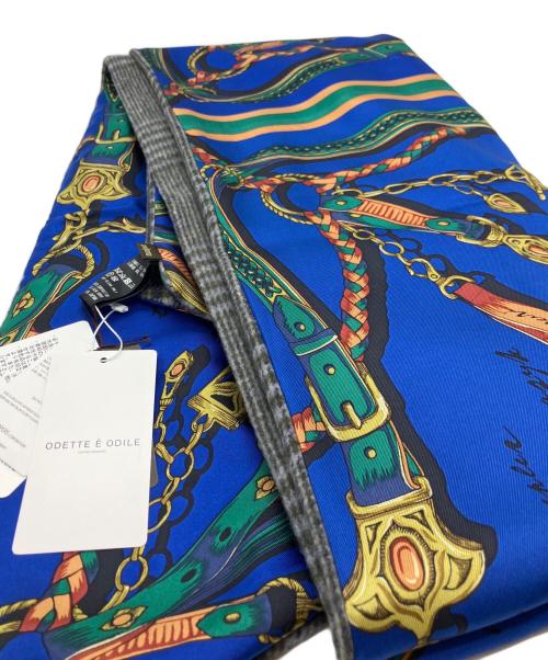 manipuri（マニプリ）manipuri (マニプリ) ウールシルクWマフラー ブルー 未使用品の古着・服飾アイテム