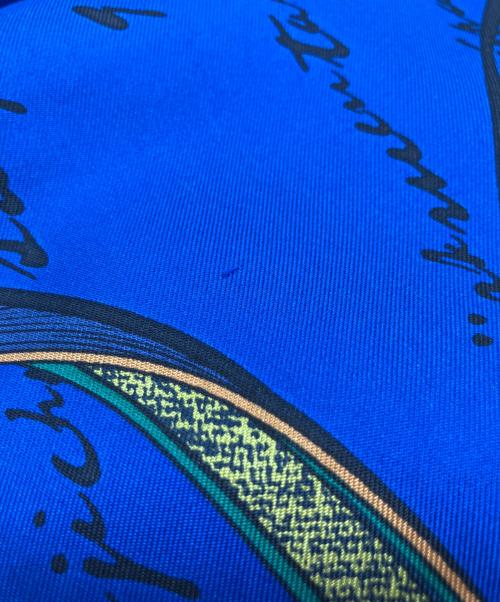 manipuri（マニプリ）manipuri (マニプリ) ウールシルクWマフラー ブルー 未使用品の古着・服飾アイテム