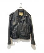 OPUS OF SCOTLANDオーパス オブ スコットランド）の古着「ダブルライダースジャケット」｜ブラック