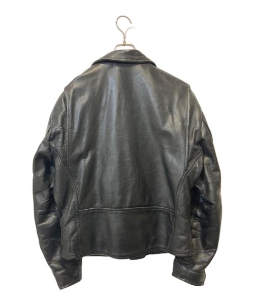 OPUS OF SCOTLAND（オーパス オブ スコットランド）OPUS OF SCOTLAND (オーパス オブ スコットランド) ダブルライダースジャケット ブラック サイズ:44の古着・服飾アイテム