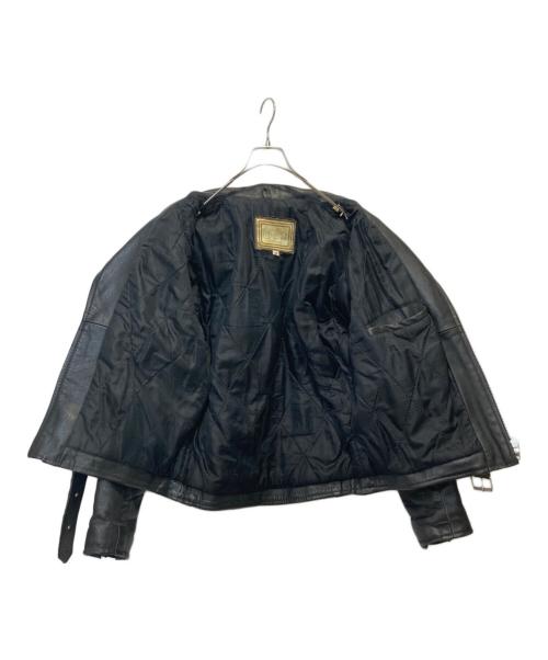OPUS OF SCOTLAND（オーパス オブ スコットランド）OPUS OF SCOTLAND (オーパス オブ スコットランド) ダブルライダースジャケット ブラック サイズ:44の古着・服飾アイテム