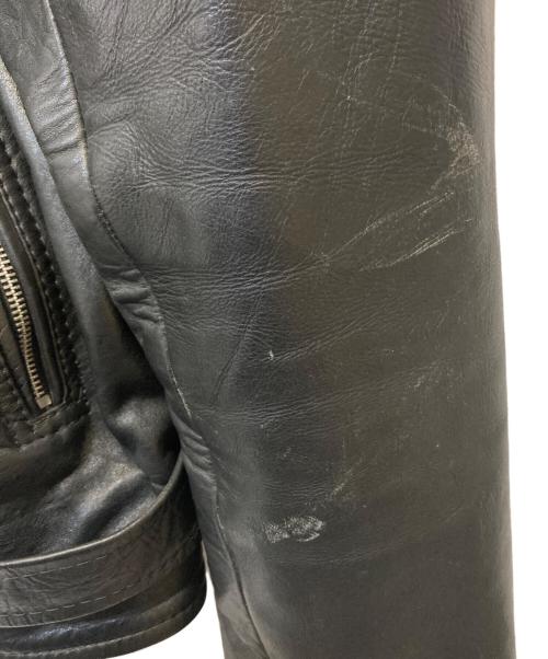 OPUS OF SCOTLAND（オーパス オブ スコットランド）OPUS OF SCOTLAND (オーパス オブ スコットランド) ダブルライダースジャケット ブラック サイズ:44の古着・服飾アイテム