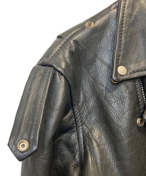 OPUS OF SCOTLAND（オーパス オブ スコットランド）OPUS OF SCOTLAND (オーパス オブ スコットランド) ダブルライダースジャケット ブラック サイズ:44の古着・服飾アイテム