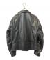 OPUS OF SCOTLAND (オーパス オブ スコットランド) ダブルライダースジャケット ブラック サイズ:44：10000円